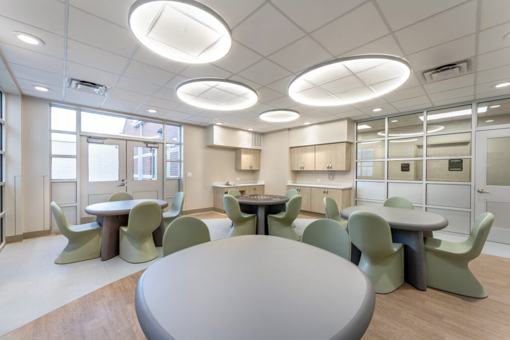 GC Interior Finish Out 3 - Clarity Child Guidance Center - Nunelly General Contractor a photo of the inside of a building