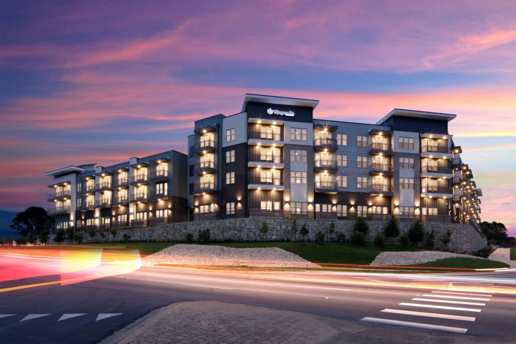 GC Residential Multi-Family 1 - Magnolia Scofield - ANDRES Construction Services a photo of a building